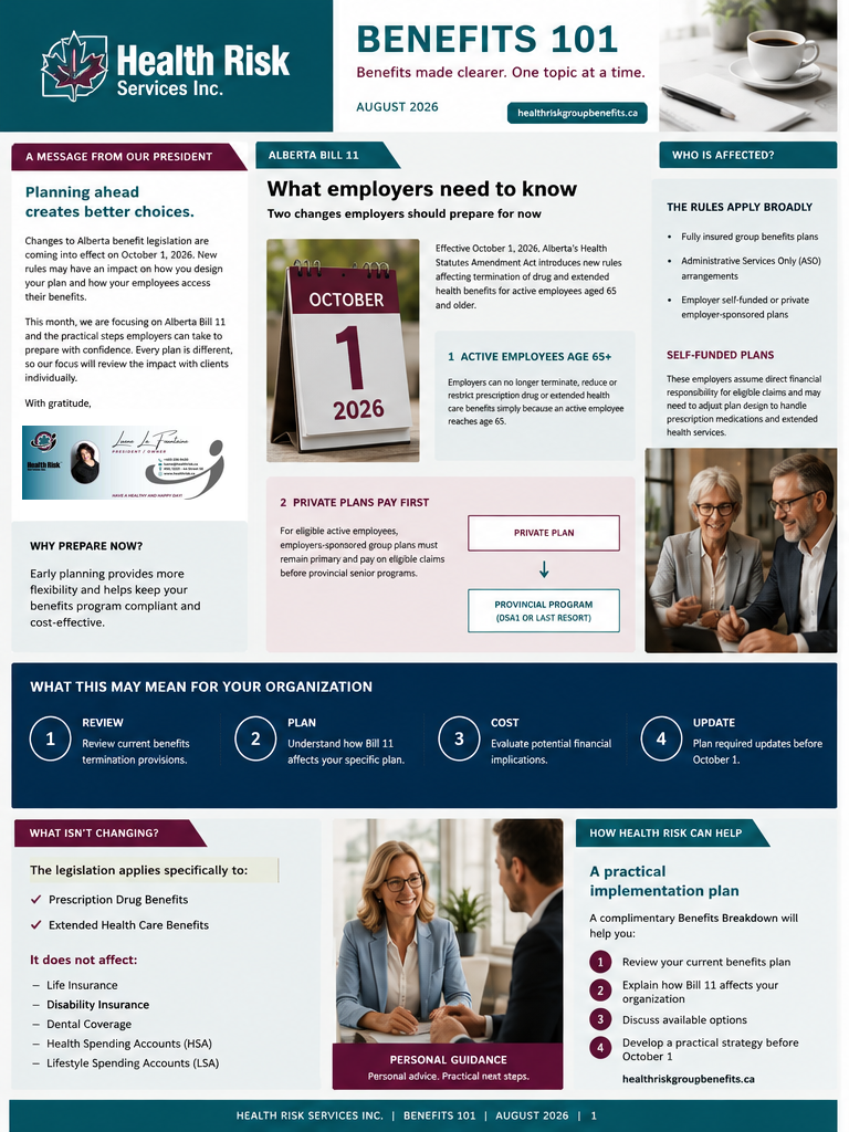 Benefits 101 – August 2026